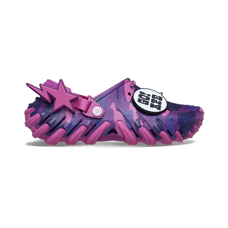 Crocs Echo RO Clog BAPE Purple Angle 1