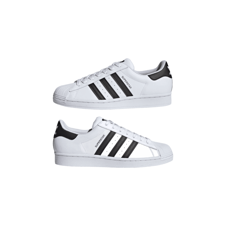 adidas Superstar White Black (2019) Angle 6