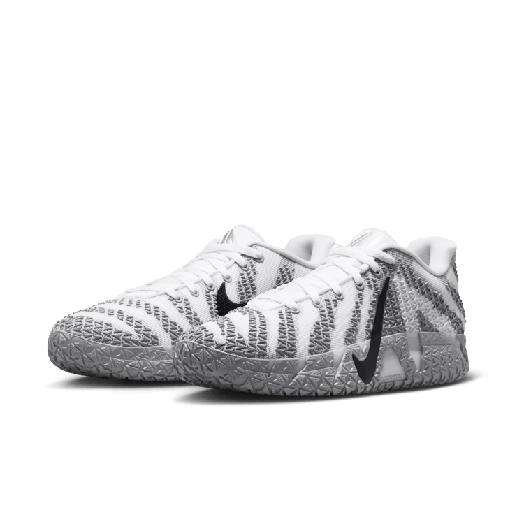Nike Ja 3 TB White Wolf Grey Angle 4