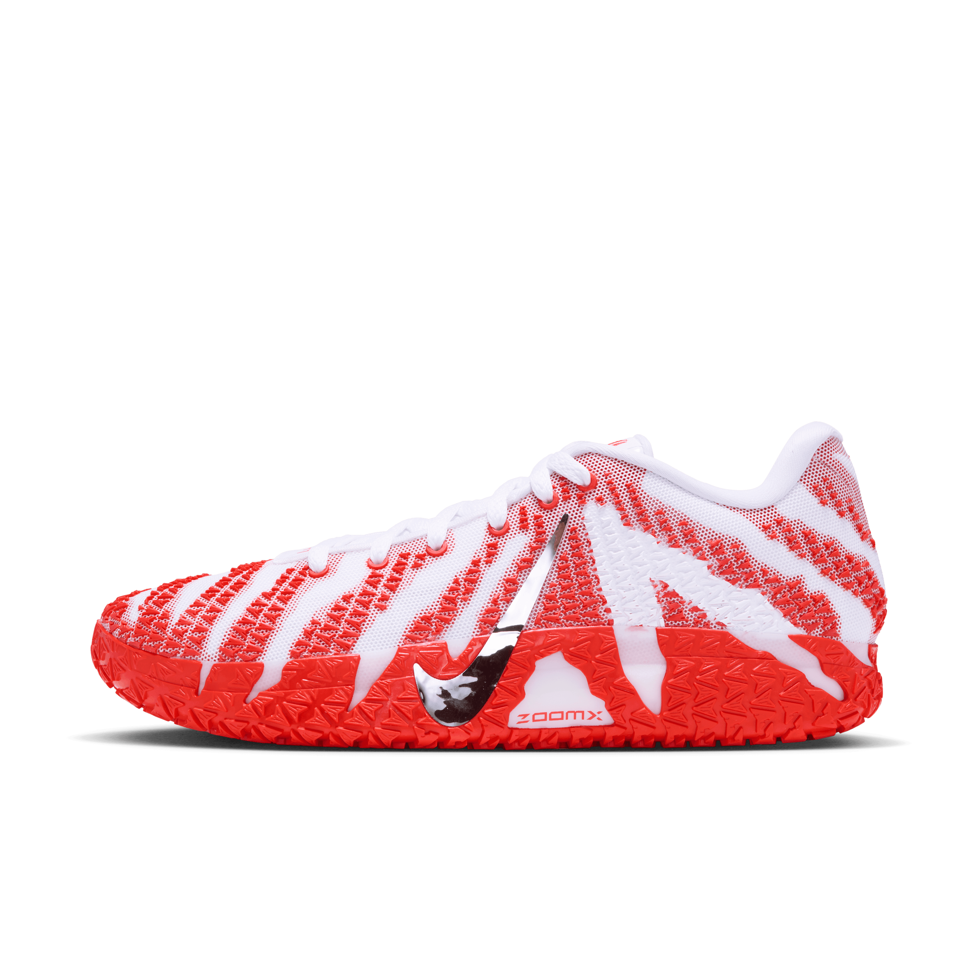 Nike Ja 3 TB White Team Orange Angle 0
