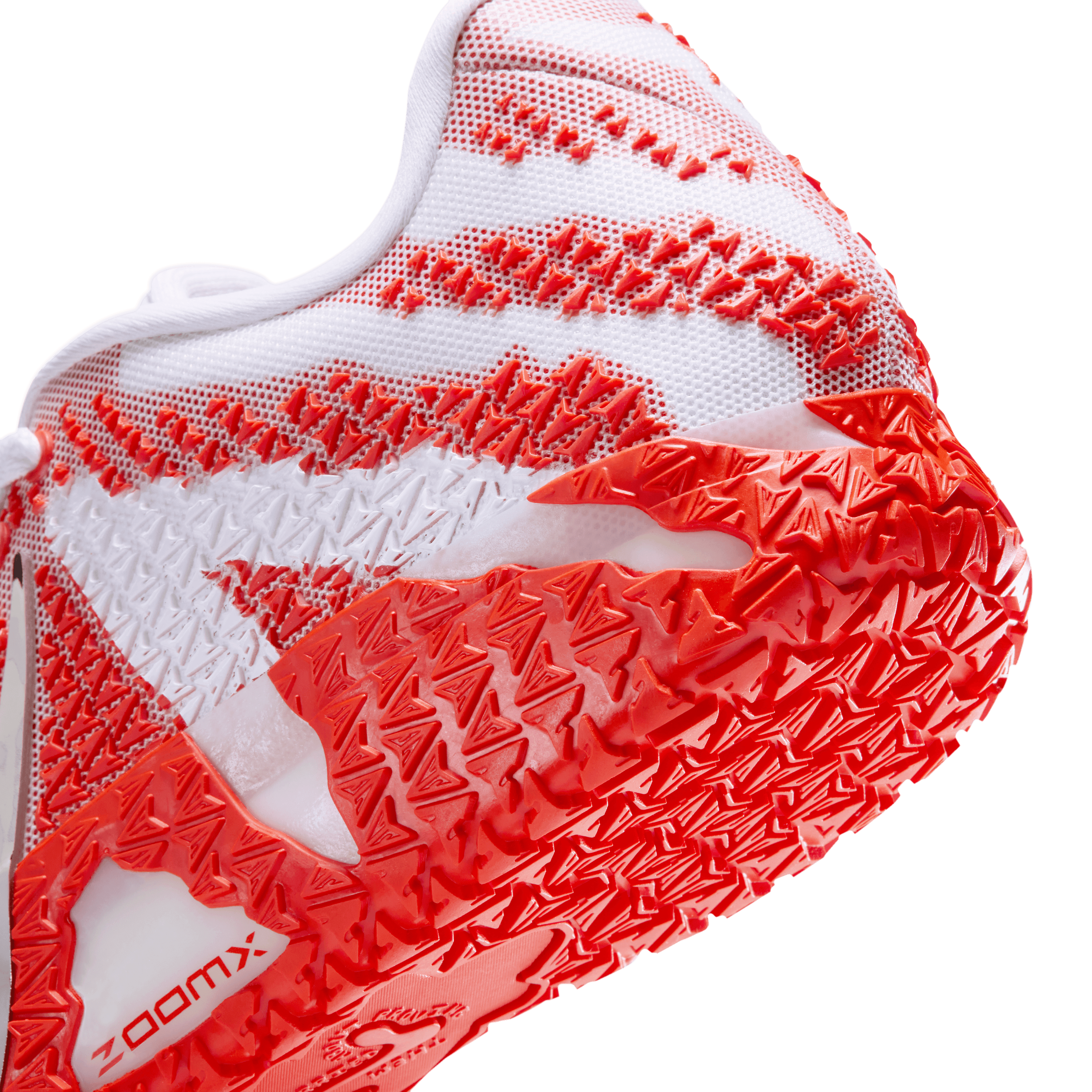 Nike Ja 3 TB White Team Orange Angle 7