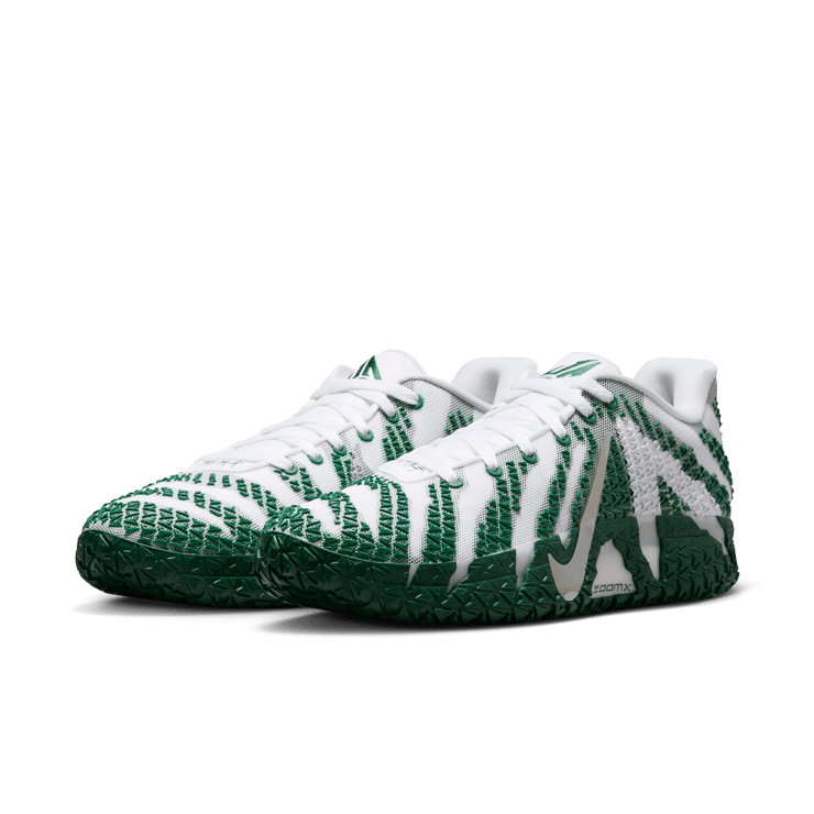 Nike Ja 3 TB White Gorge Green Angle 2