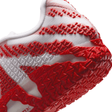Nike Ja 3 TB White University Red Angle 7