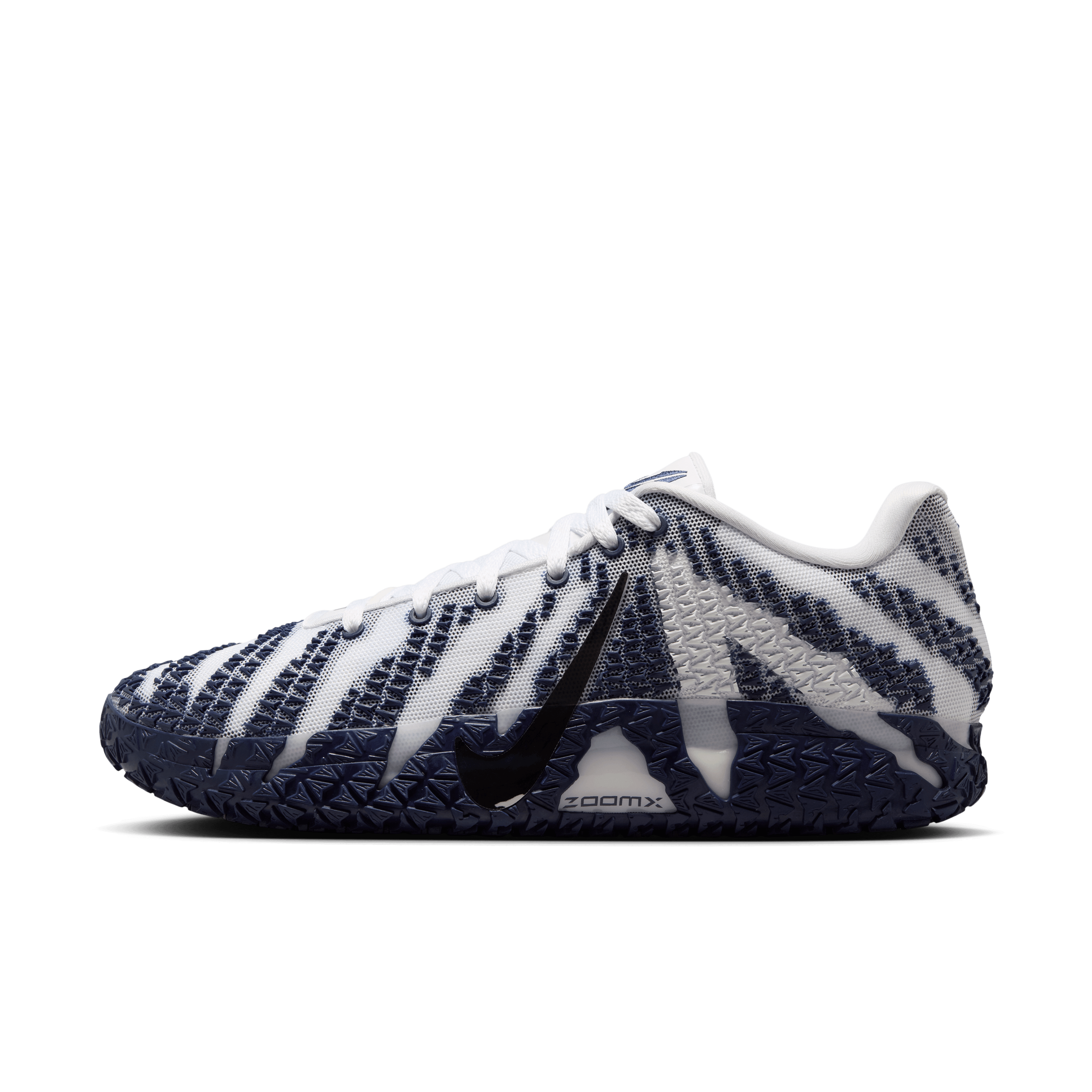 Nike Ja 3 TB White Midnight Navy Angle 0