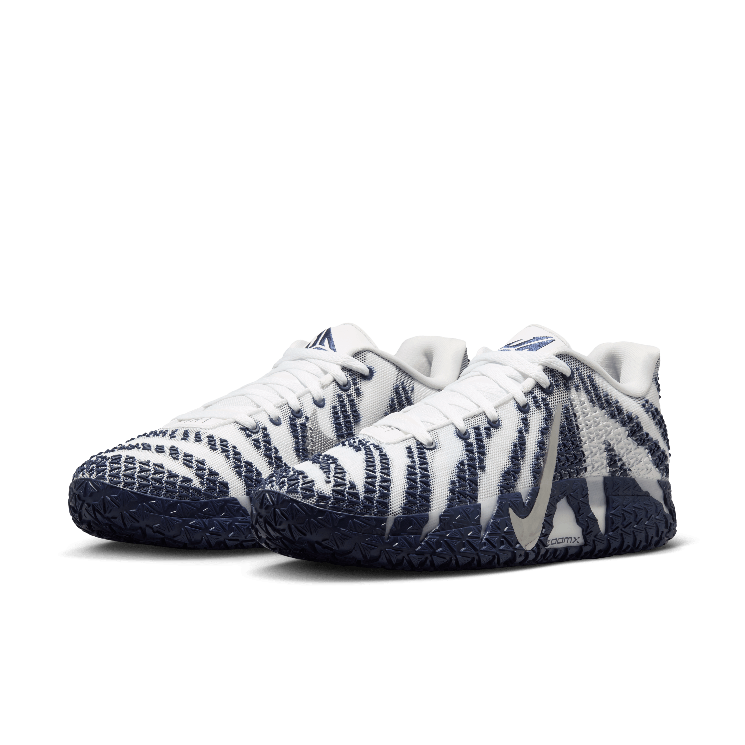 Nike Ja 3 TB White Midnight Navy Angle 4