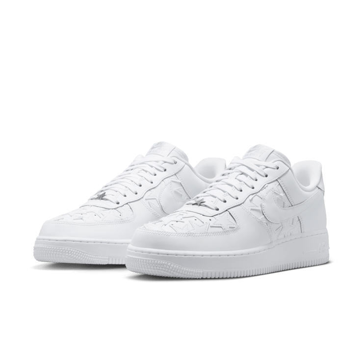 Nike Air Force 1 Low Stars Triple White  Angle 4