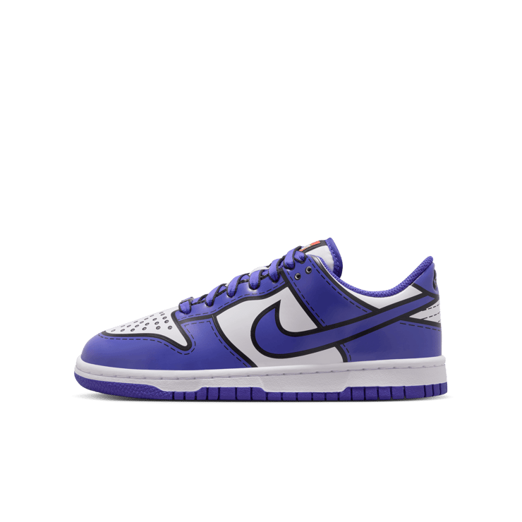 Nike Dunk Low LEGO White Bright Concord (GS) Angle 0