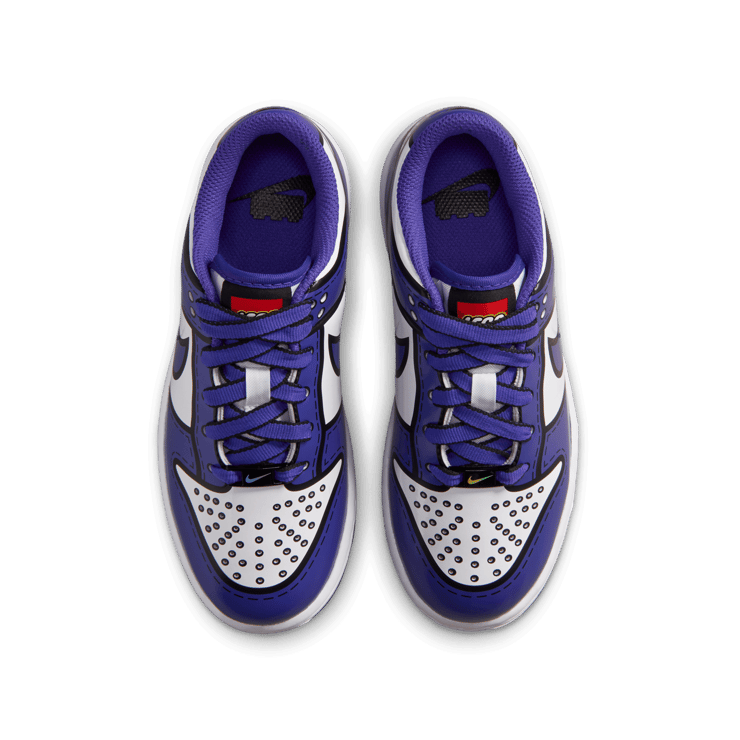 Nike Dunk Low LEGO White Bright Concord (PS) Angle 3
