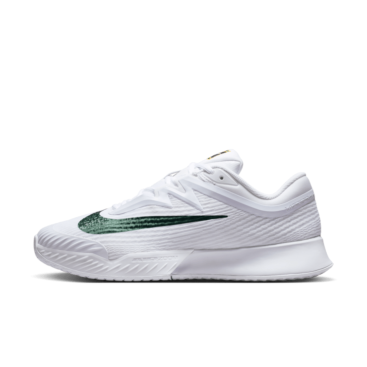 Nike Vapor Pro 3 Hardcourt Tennis White Gorge Green Angle 0