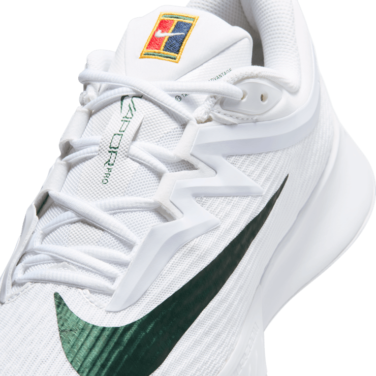 Nike Vapor Pro 3 Hardcourt Tennis White Gorge Green Angle 6
