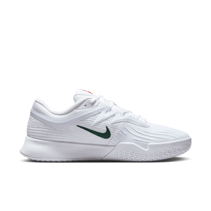 Nike Vapor Pro 3 Hardcourt Tennis White Gorge Green Angle 2
