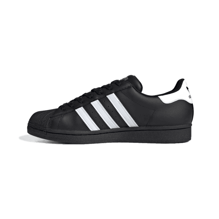 adidas Superstar Core Black Cloud White Gold Angle 4