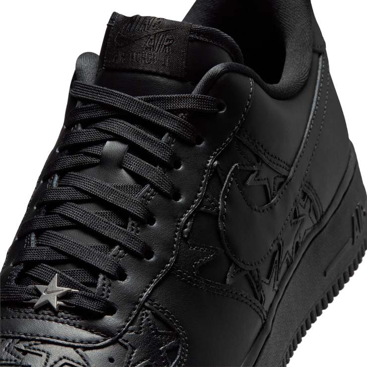 Nike Air Force 1 Low Black Stars Angle 6