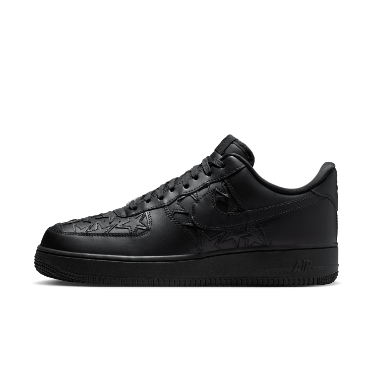 Nike Air Force 1 Low Black Stars Angle 0