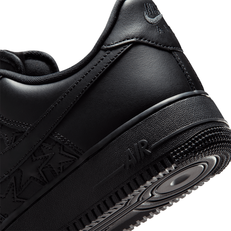 Nike Air Force 1 Low Black Stars Angle 7
