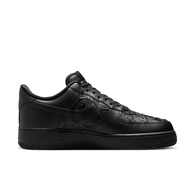 Nike Air Force 1 Low Black Stars Angle 2