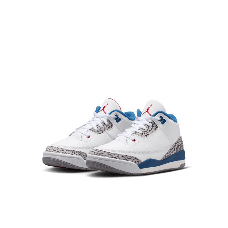 Air Jordan 3 Retro True Blue (PS) Angle 4
