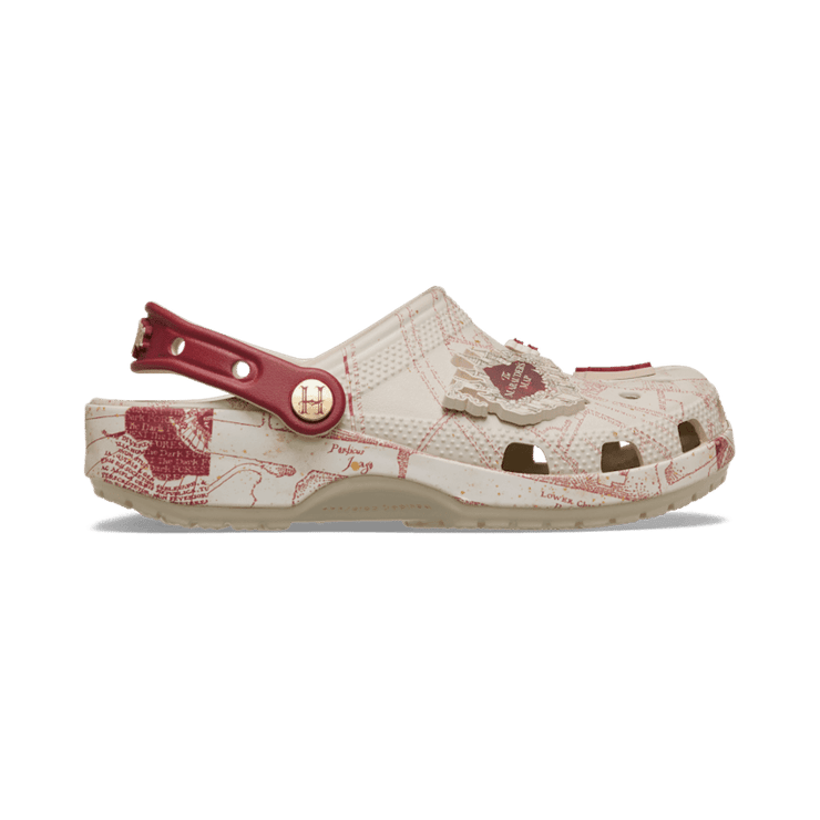 Crocs Classic Clog Harry Potter Marauder’s Map Angle 1