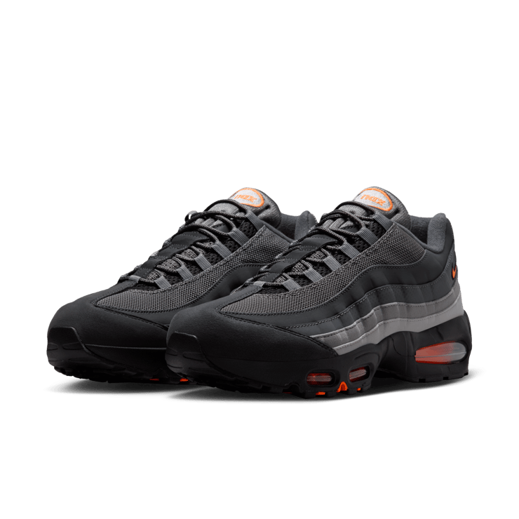 Nike Air Max 95 Big Bubble Black Total Orange Angle 4