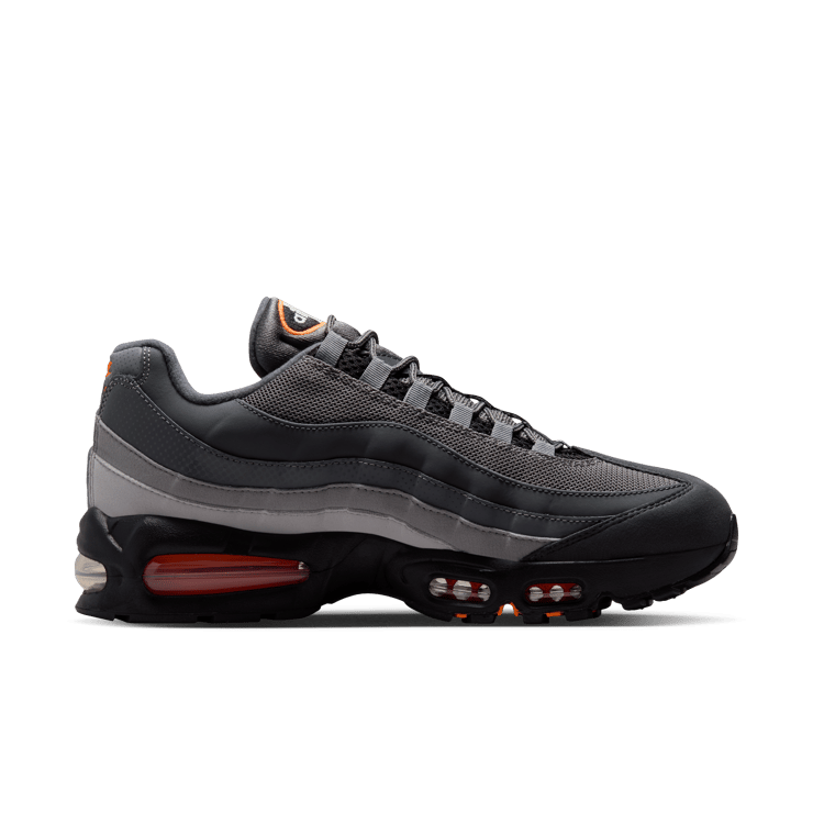 Nike Air Max 95 Big Bubble Black Total Orange Angle 2