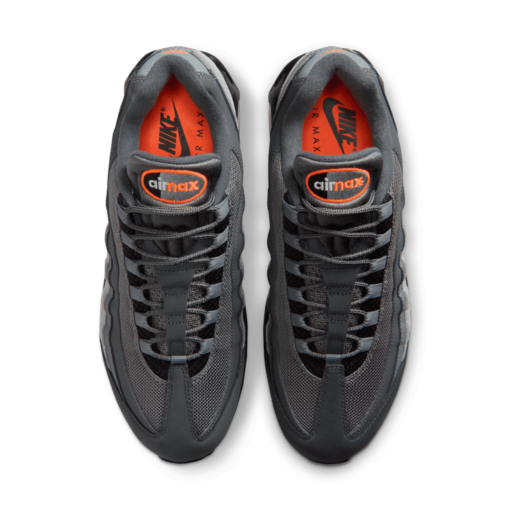 Nike Air Max 95 Big Bubble Black Total Orange Angle 3