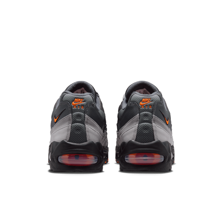 Nike Air Max 95 Big Bubble Black Total Orange Angle 5