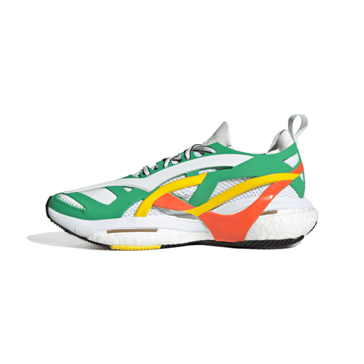 adidas Solarglide Stella McCartney Green Cloud White Semi Impact Orange (W) Angle 4