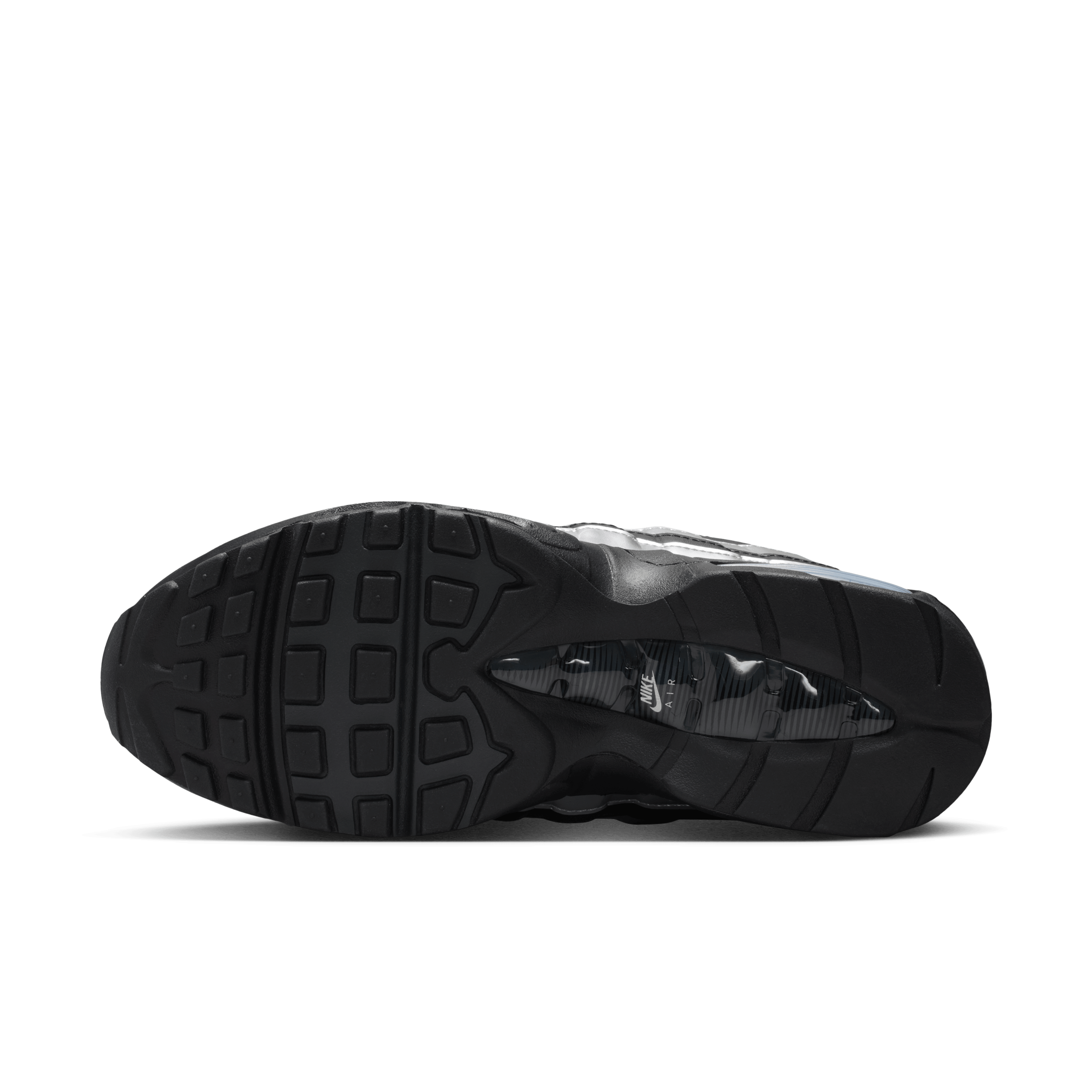 Nike Air Max 95 Big Bubble Black Metallic Silver (W) Angle 1