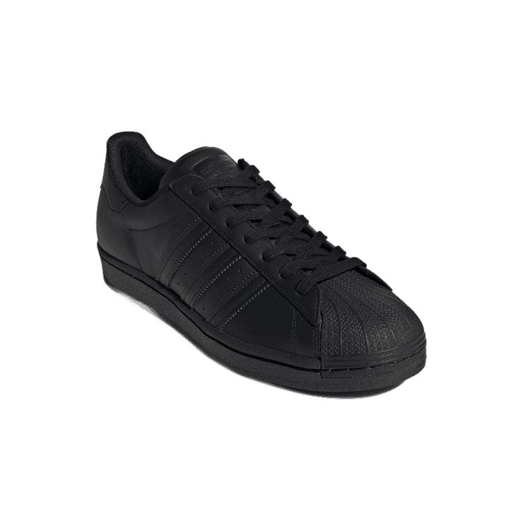 adidas Superstar All Black Angle 2