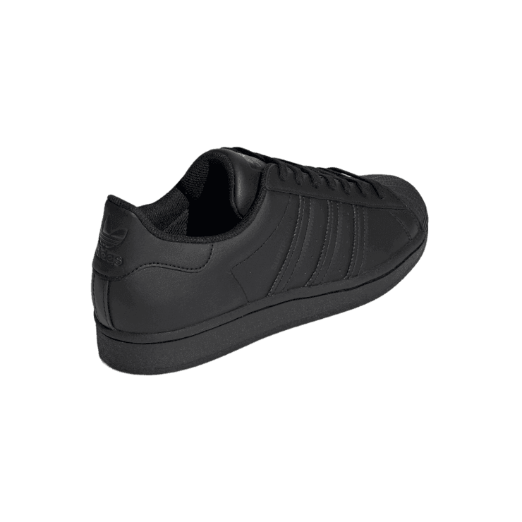 adidas Superstar All Black Angle 3
