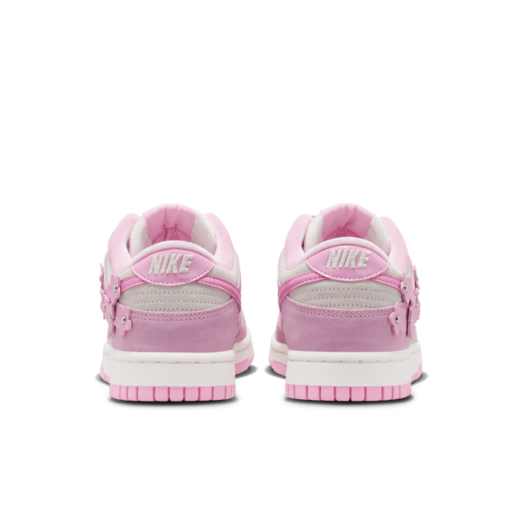 Nike Dunk Low Femme Pink Flower (W) Angle 5