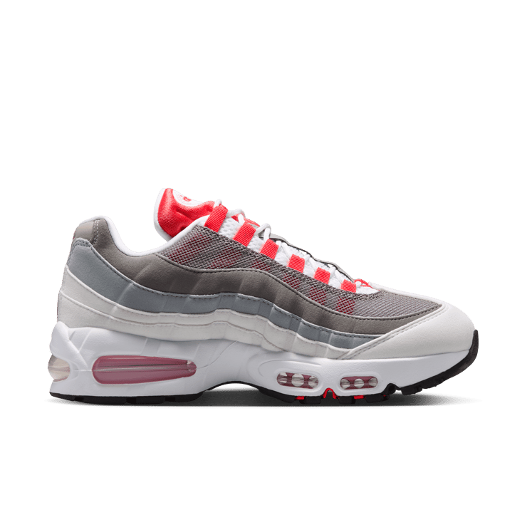 Nike Air Max 95 Big Bubble White Light Crimson (W) Angle 2