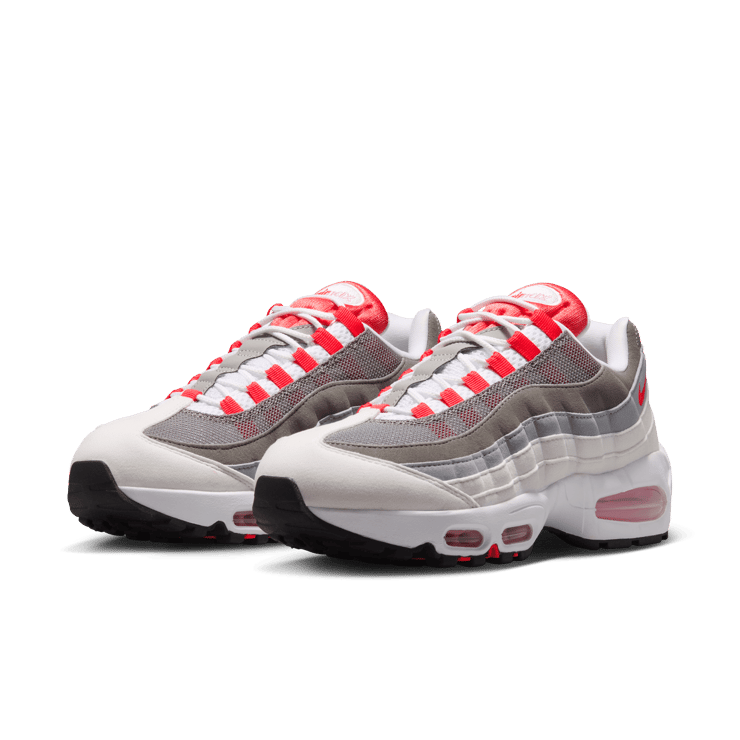 Nike Air Max 95 Big Bubble White Light Crimson (W) Angle 4