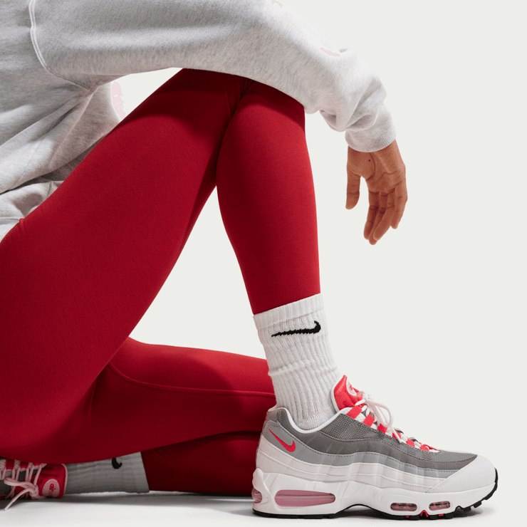 Nike Air Max 95 Big Bubble White Light Crimson (W) Angle 8