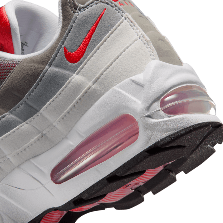 Nike Air Max 95 Big Bubble White Light Crimson (W) Angle 7