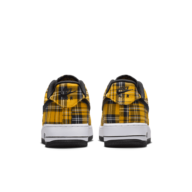 Nike Air Force 1 Low Yellow Plaid (W) Angle 5