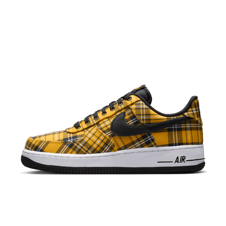 Nike Air Force 1 Low Yellow Plaid (W) Angle 0
