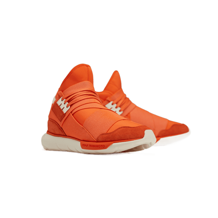 adidas Y-3 Qasa High Orange Orange Cream White Angle 2