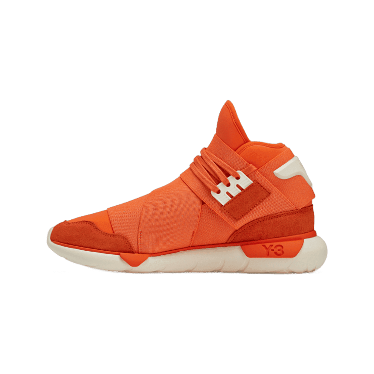 adidas Y-3 Qasa High Orange Orange Cream White Angle 4