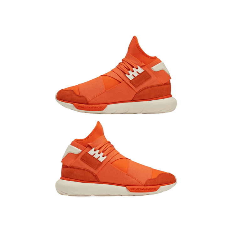 adidas Y-3 Qasa High Orange Orange Cream White Angle 5