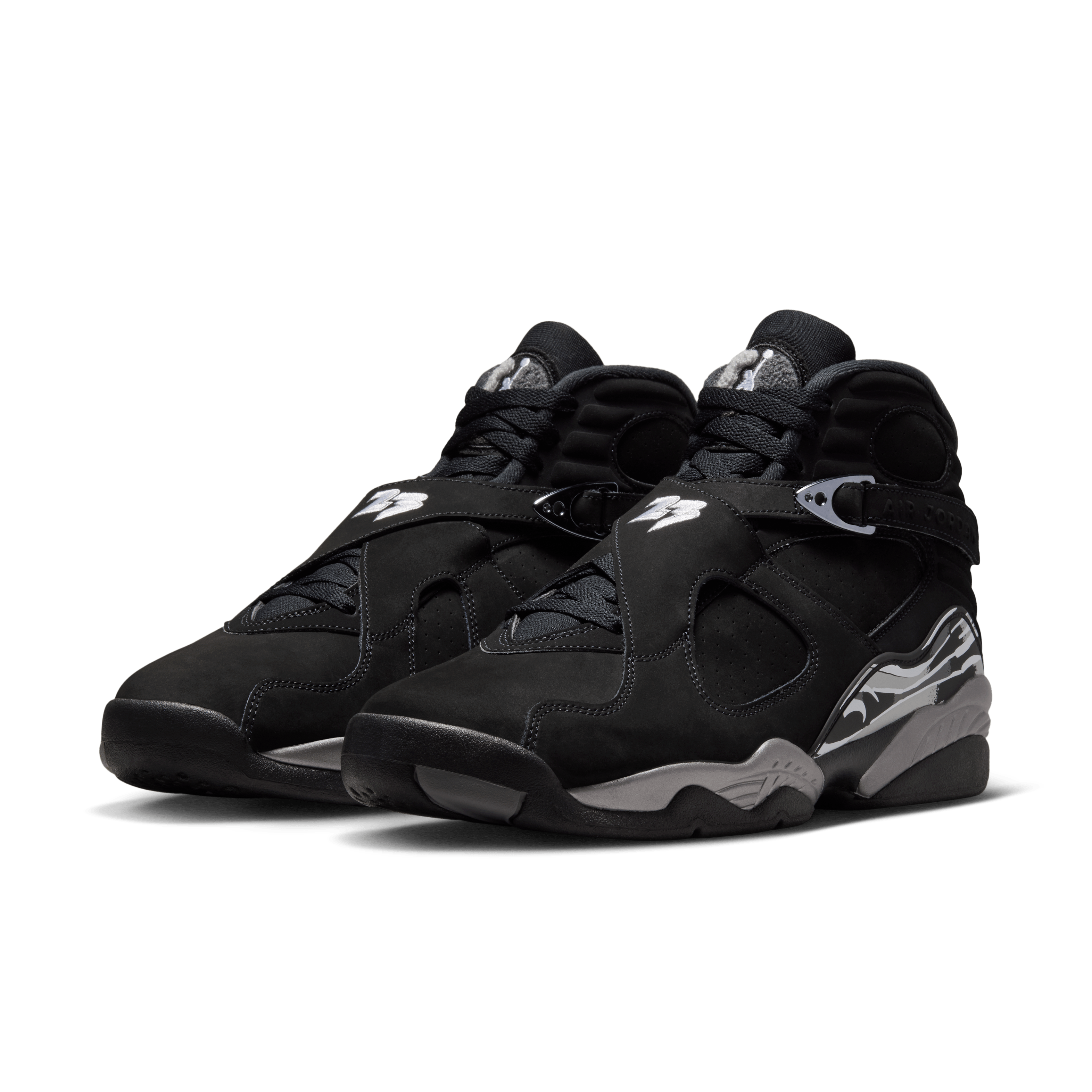 Air Jordan 8 Retro Chrome Angle 4