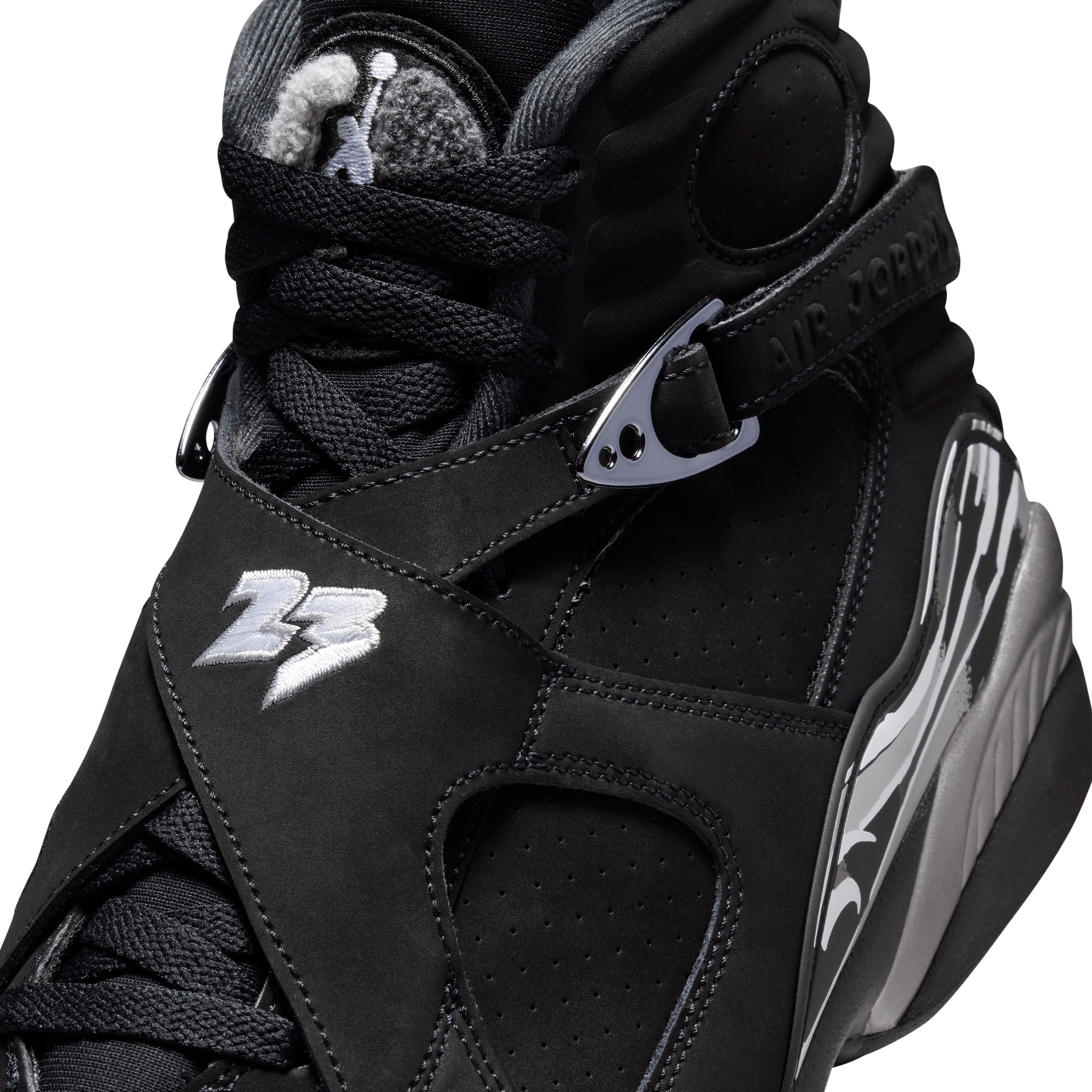Air Jordan 8 Retro Chrome Angle 6