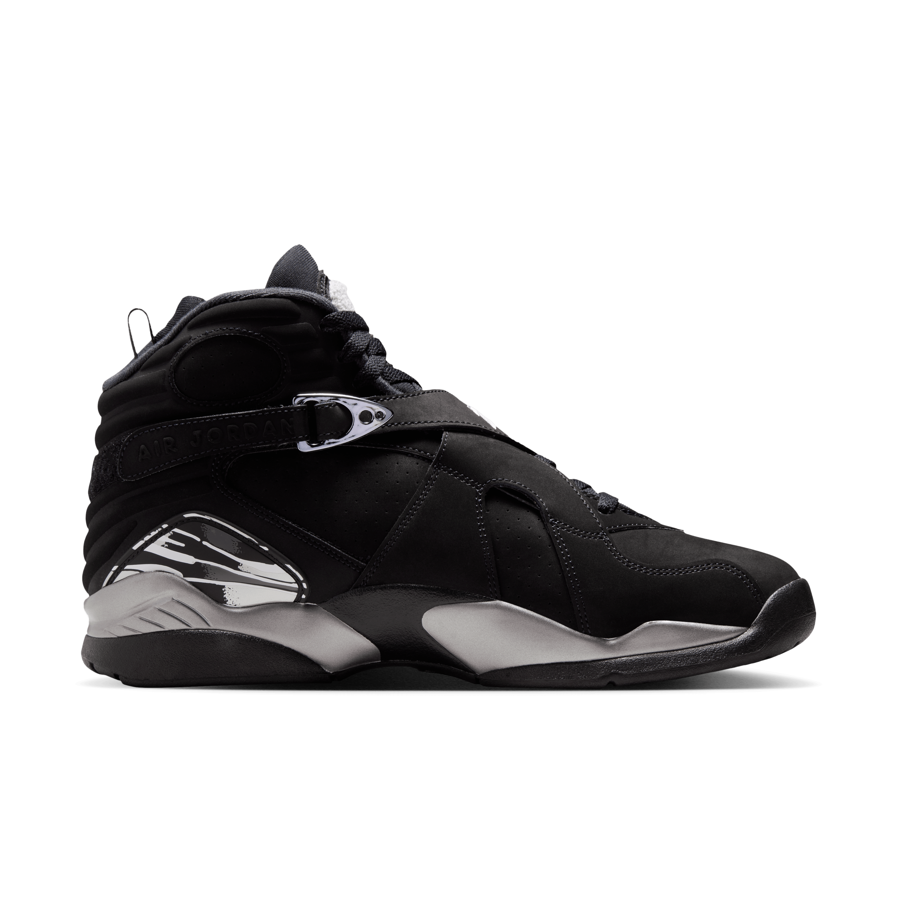 Air Jordan 8 Retro Chrome Angle 2