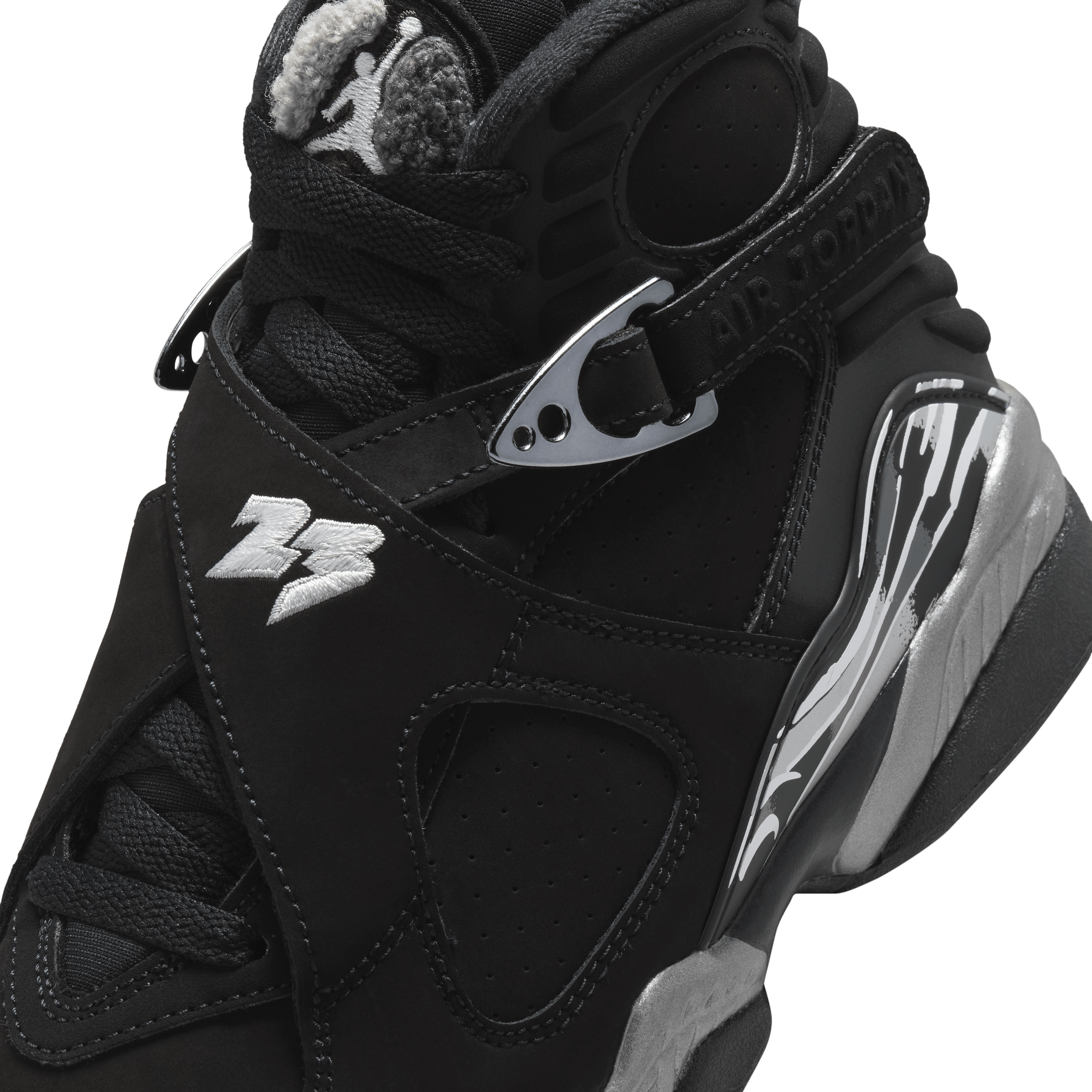 Air Jordan 8 Retro Chrome (GS) Angle 6