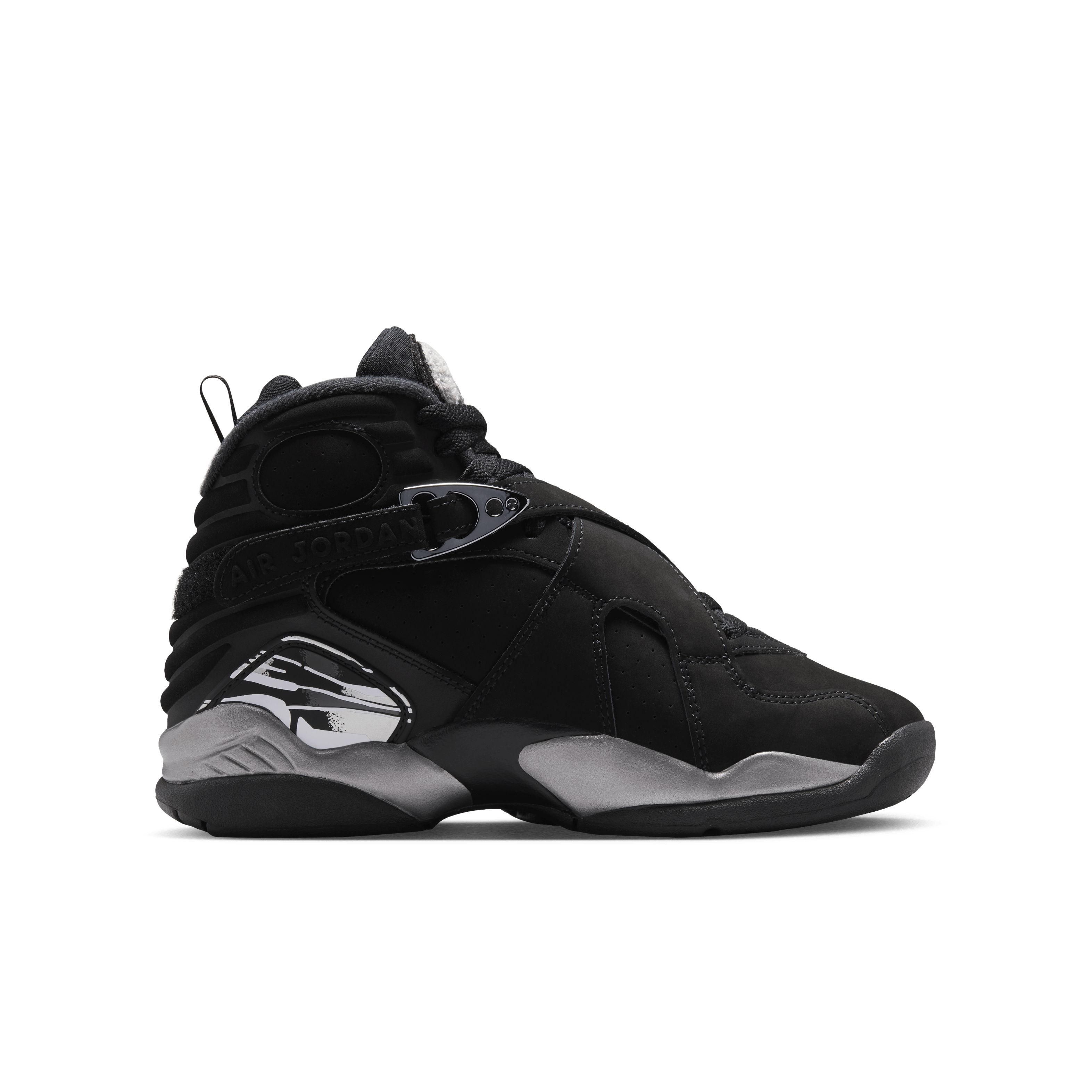 Air Jordan 8 Retro Chrome (GS) Angle 2
