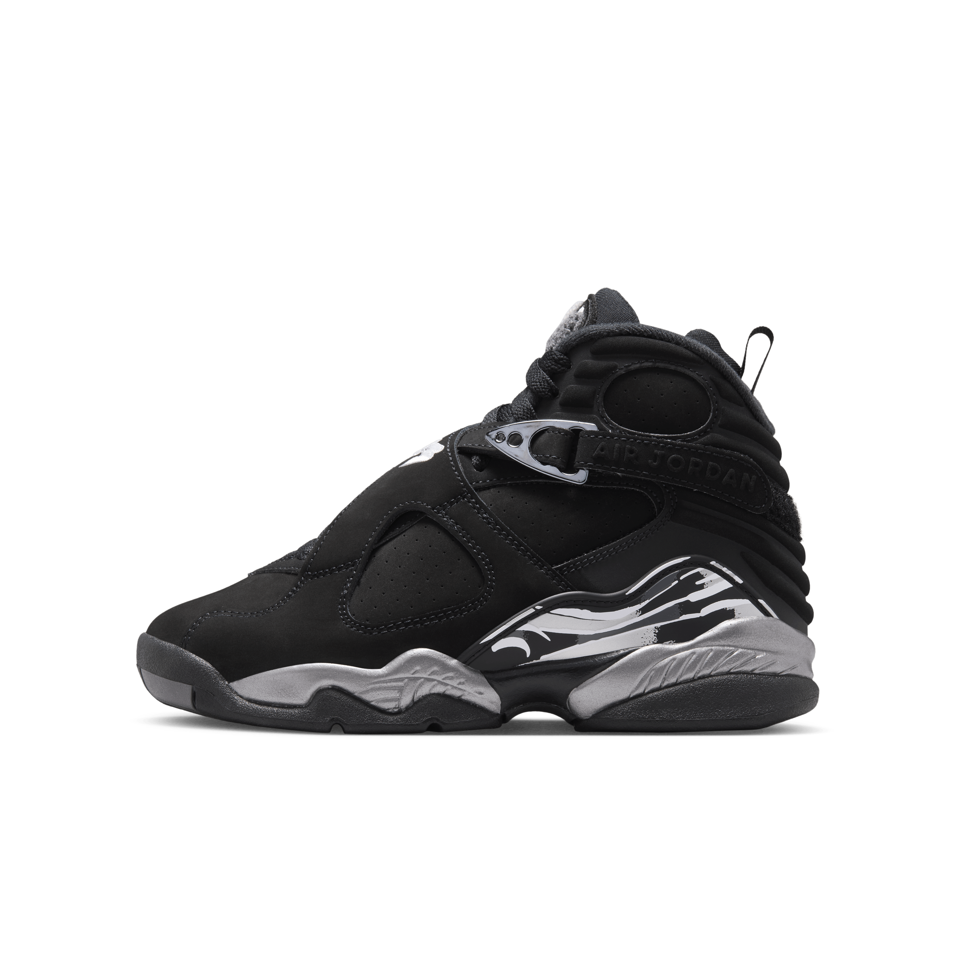 Air Jordan 8 Retro Chrome (GS) Angle 0