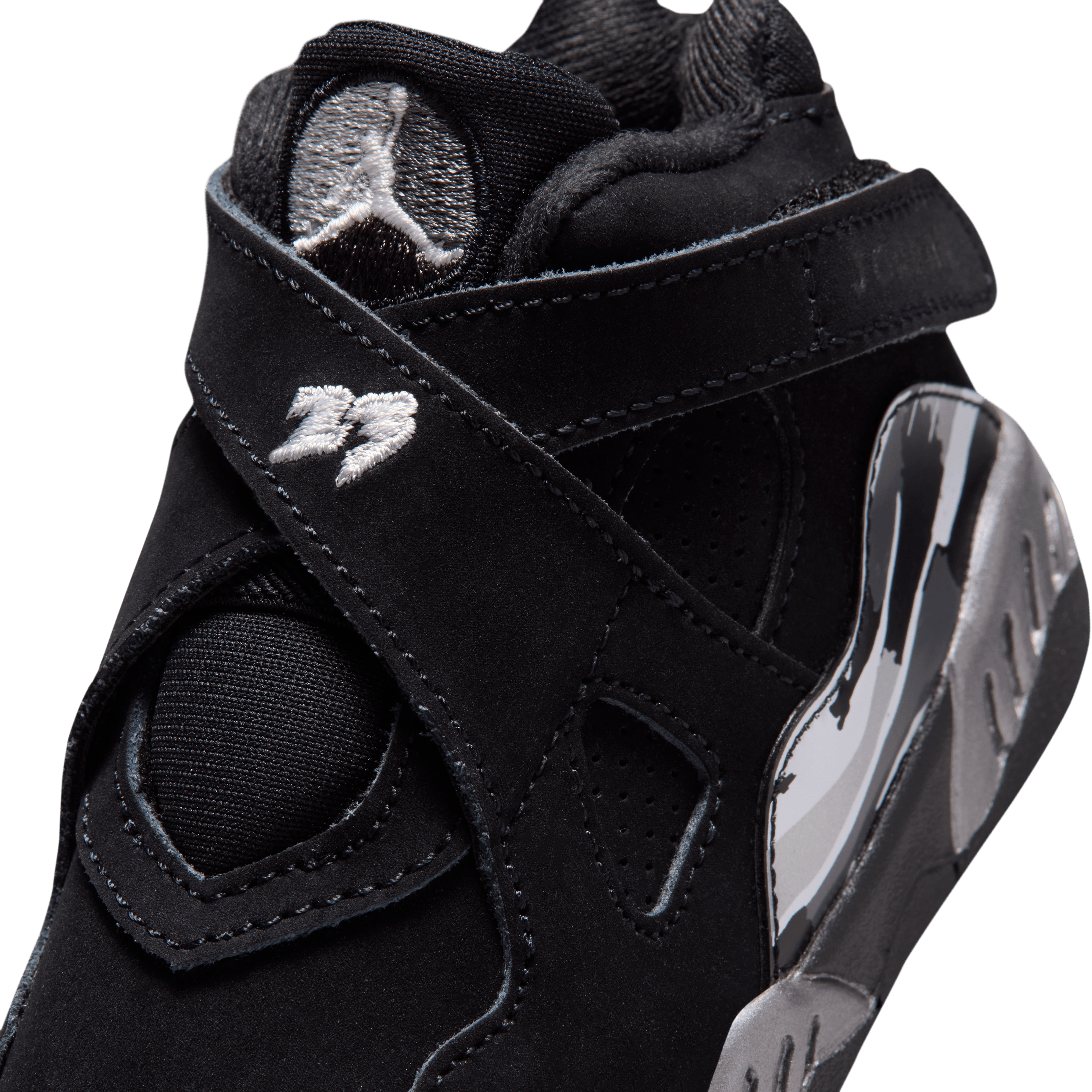 Air Jordan 8 Retro Chrome (TD) Angle 6