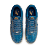 Nike Air Force 1 Low Blue Patent Denim Angle 3