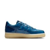 Nike Air Force 1 Low Blue Patent Denim Angle 2