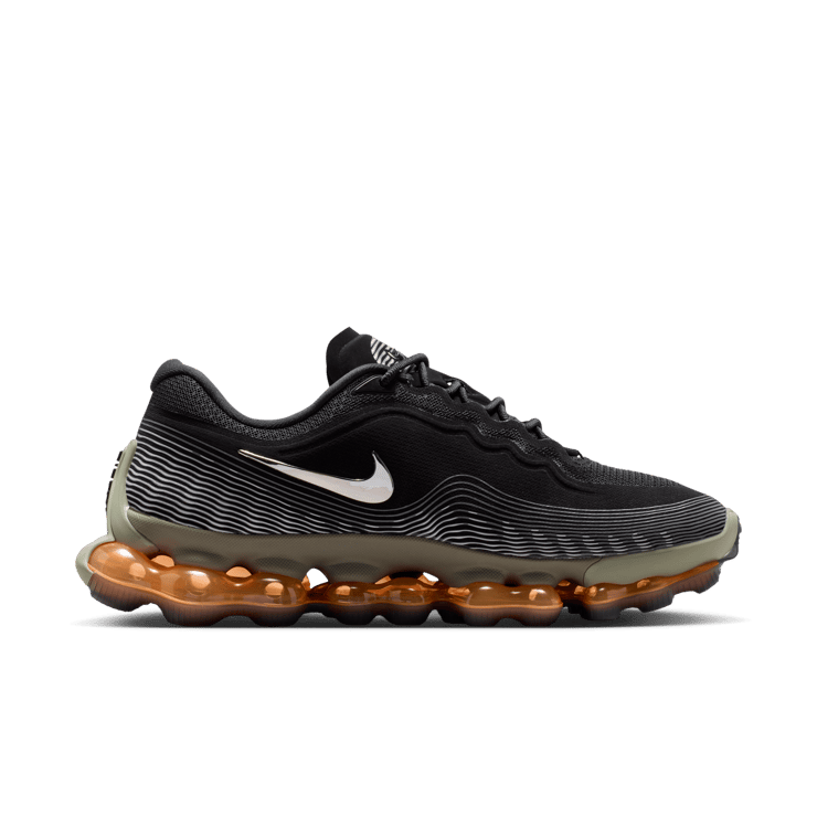 Nike Air Liquid Max AW Black Metallic Silver Angle 2